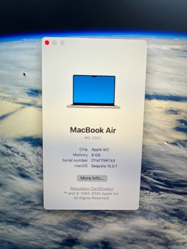 Apple Macbook Air M2 8/256gb Silver 3