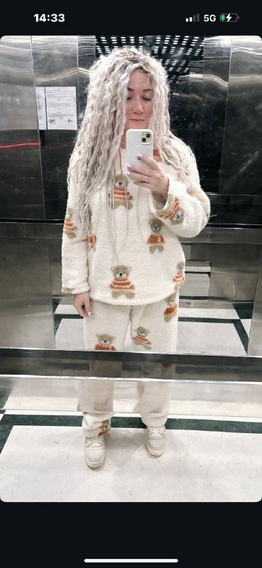 Домашний плюшевый костюм L