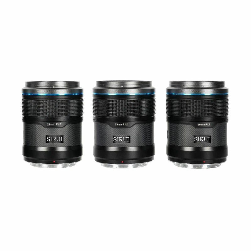Комплект объективов Sony 23mm, 33mm, 58mm f1.2