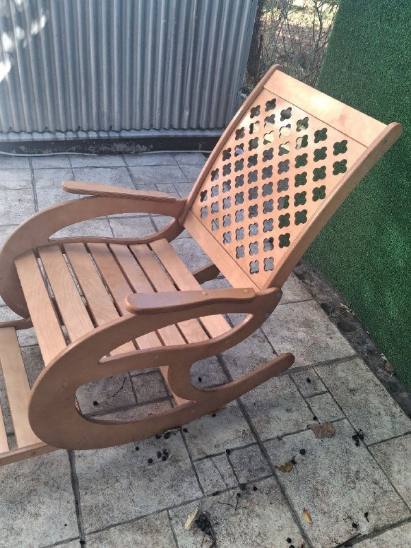 кресло качалка деревянное 2