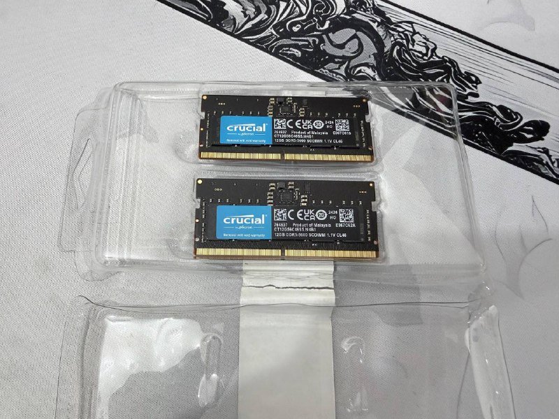 Оперативная память Crucial 12GB DDR5 5600 MHz SO-DIMM