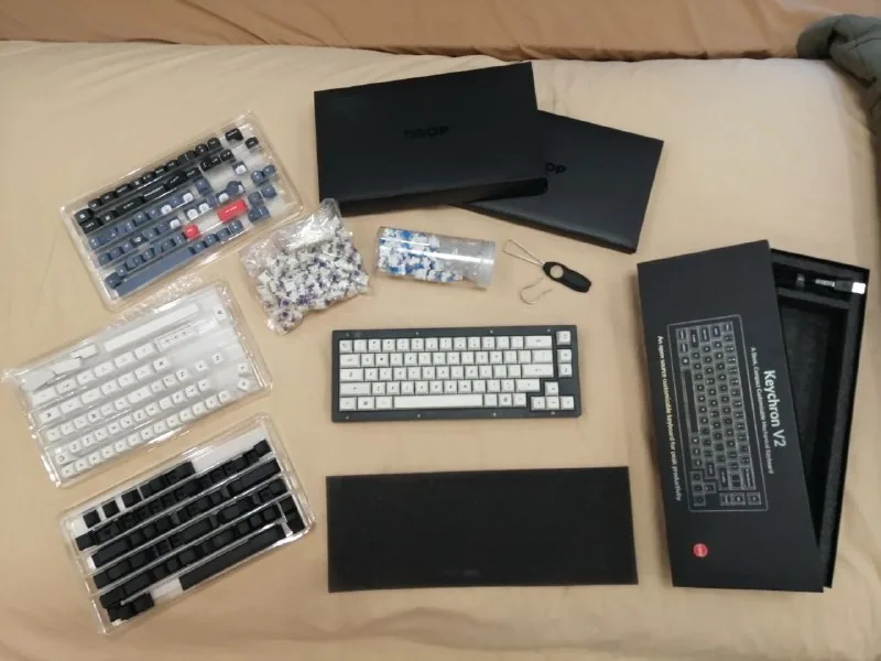 Keychron V2 механическая клавиатура, кейкапы, свитчи 1