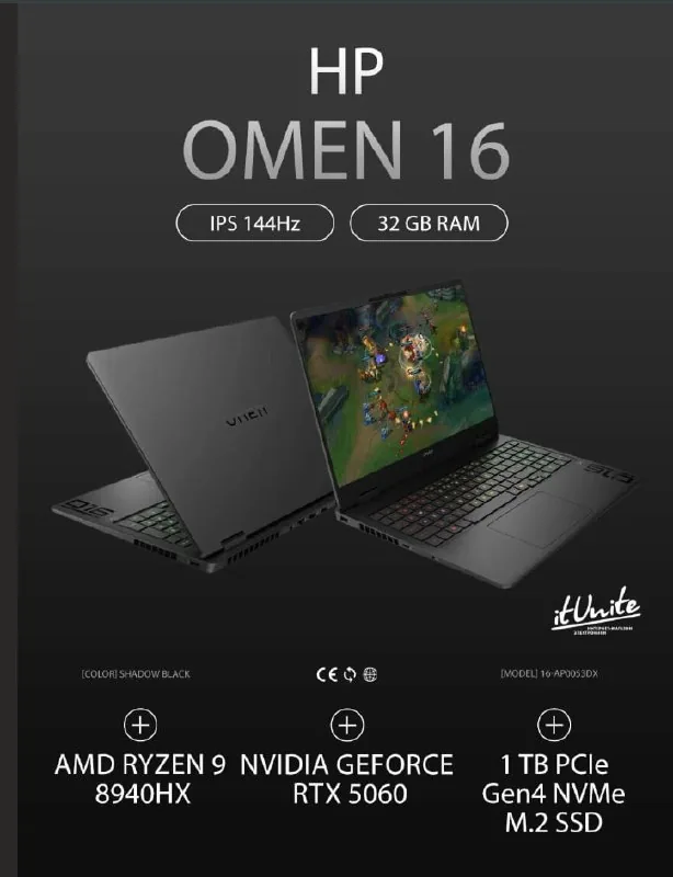 HP Omen 16 игровой ноутбук