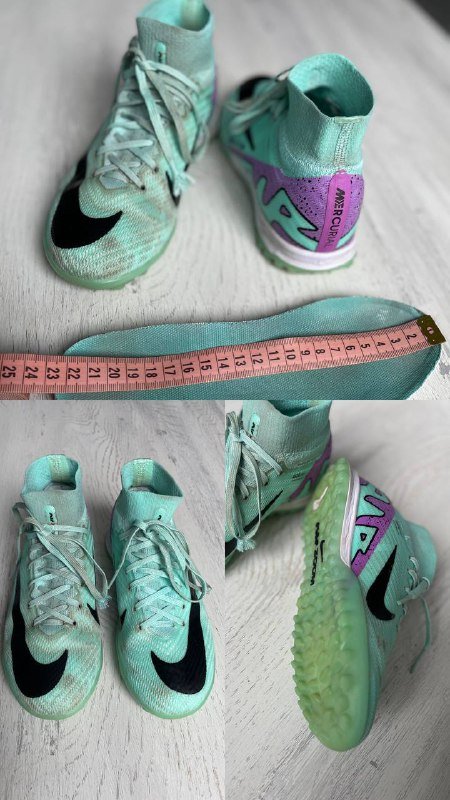 Резиновые сапоги, ботинки, кроссовки, очки, серьги, сумка, лампа, спрей, массажер, спонжи 3