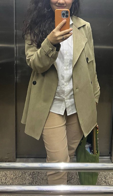 Стильная коричневая куртка, Верхняя одежда Zara 9