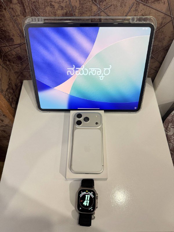 iPhone 17 pro, iPad pro 13 m4, Apple Watch ultra 2