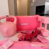 Набор для домашних тренировок, гантели, kettlebell, эспандеры 3
