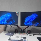 Acer V247Y, Samsung C24F390FHI мониторы, кронштейн 1