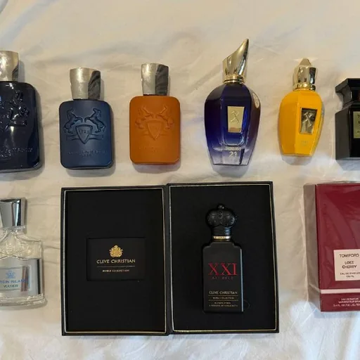 Tom Ford Tobacco Vanille, Lost Cherry, Creed Virgin Island Water, Xerjoff Erba Gold, Xerjoff Torino 21, Parfums de Marly Layton, Althaïr, Sedley, Clive Christian Blonde Amber