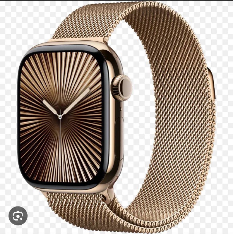 Часы Apple Watch series 10 46 mm с золотым ремешком