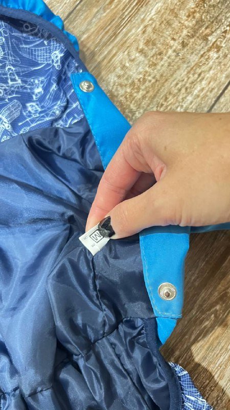 Дождевик для собаки размер М синий 3