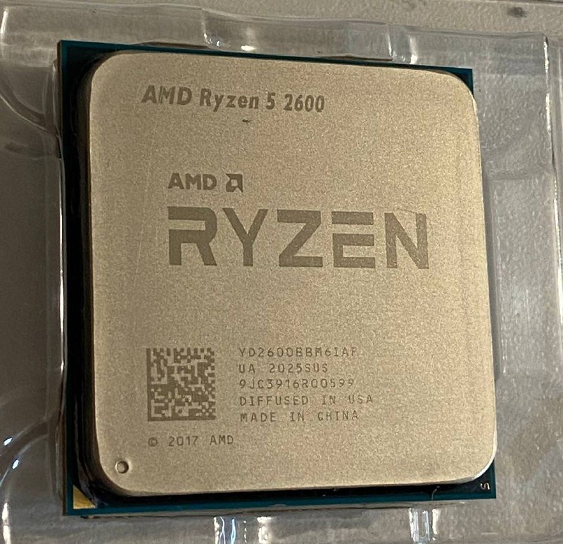 Процессор AMD Ryzen 5 2600, Материнская плата Asus Prime A320M-K, ОЗУ Kingston Fury DDR4 16Гб