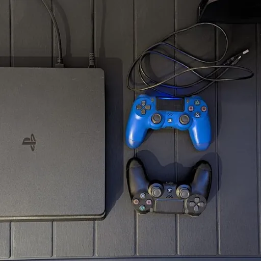PS4 Slim, 2 джойстика, Tekken 7