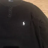 Polo Ralph Lauren 1990s Knit Henley Sweater 2