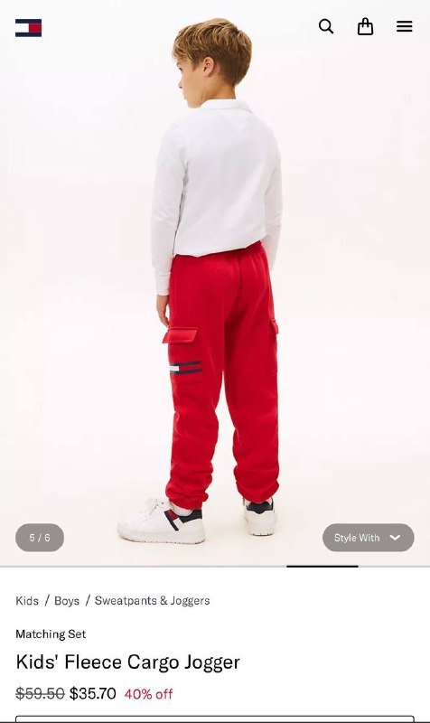 Детский костюм tommy hilfiger размер 12-14 5