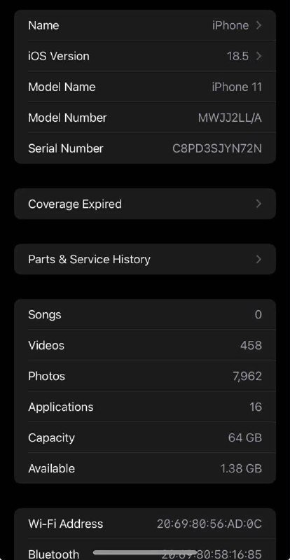 Телефон IPhone 11 64gb 4