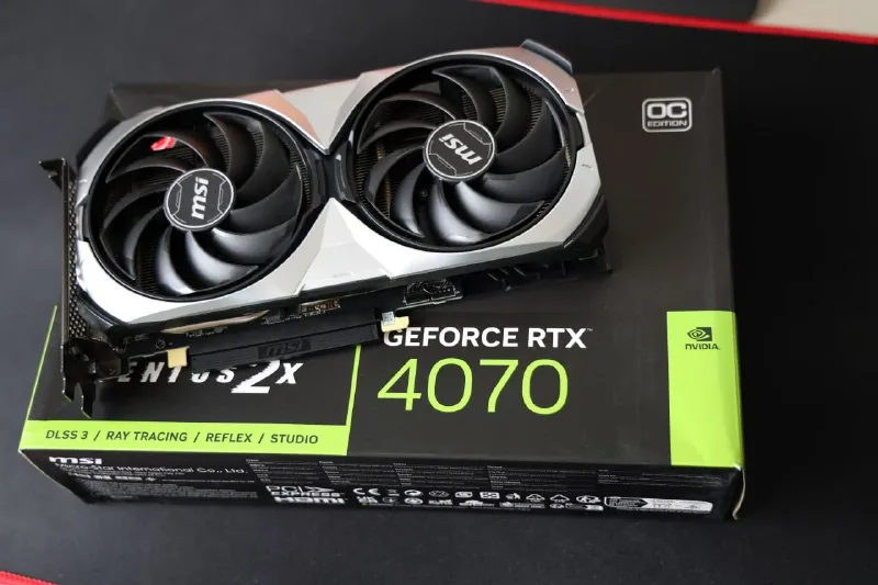 Видеокарта MSI GeForce RTX 4070 VENTUS 2X OC 12G 1