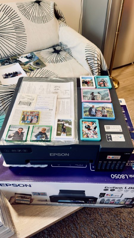 Комплект для фотопечати на сувенирные магниты с принтером Epson L8050 3