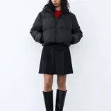 Чёрный пуховик Zara 2