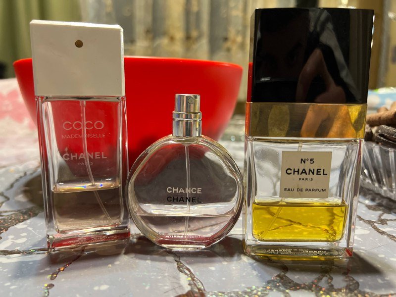 женские духи Chanel, Cartier, Dior, Kenzo