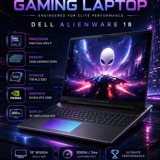 DELL Alienware 18 gaming laptop