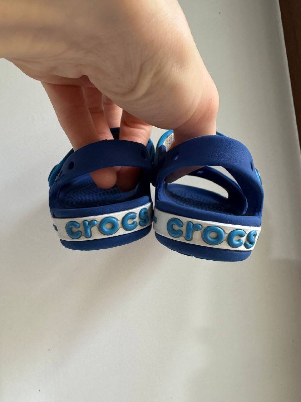 Детские синие туфли Crocs размер 20-21 4