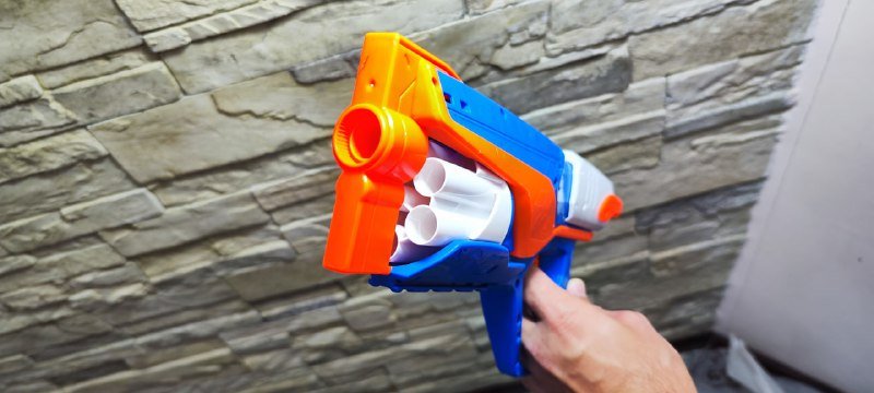 Два детских пистолета игрушечных мягкими пулями 2