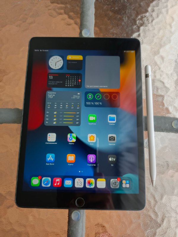 iPad 9 (2021) 10.2" Wi-Fi 64 ГБ, Apple Pencil 1 2