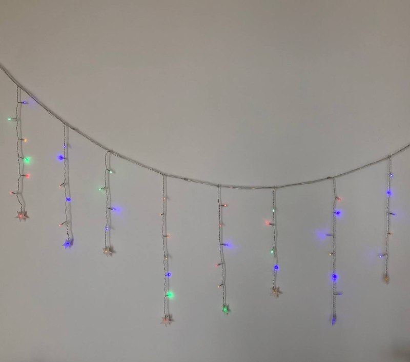 Елка с украшениями, гирлянды 6