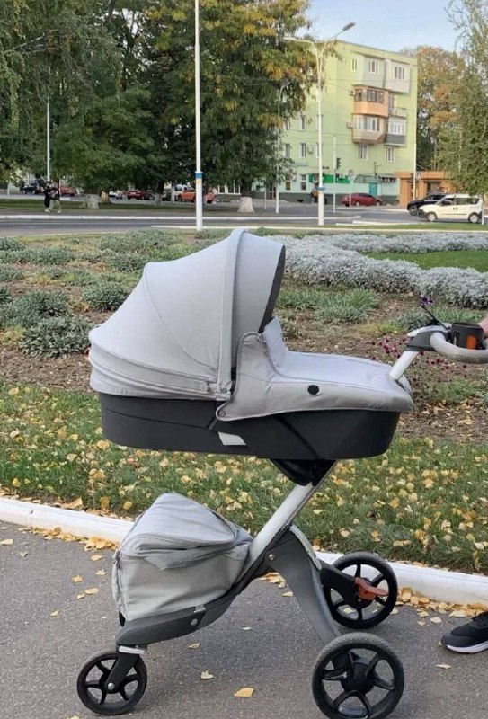Детская прогулочная коляска 2 в 1 с аксессуарами 6