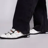 Балетки Steve Madden, черные и белые 9