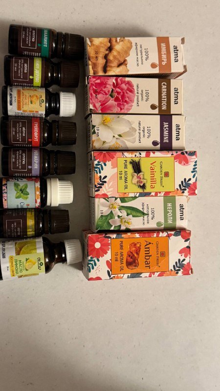 Эфирные масла 14 баночек