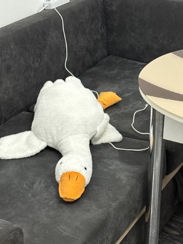 Игрушка гусь с тайником на молнии