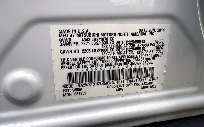 Mitsubishi Outlander Sport SE 2014 7