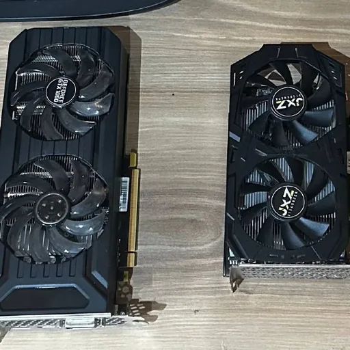Видеокарты GTX 1060, RX 580