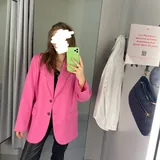 Пиджак oversize H&M, туфли-лодочки 3
