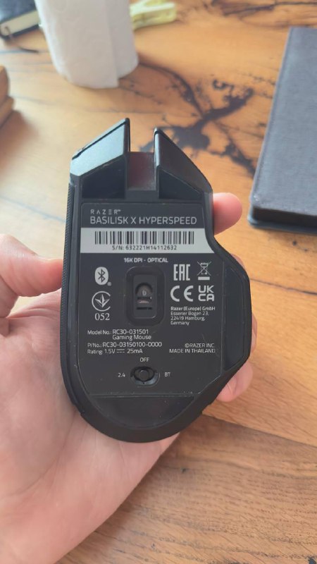 Bluetooth мышь razer basilisk x hyperspeed 2