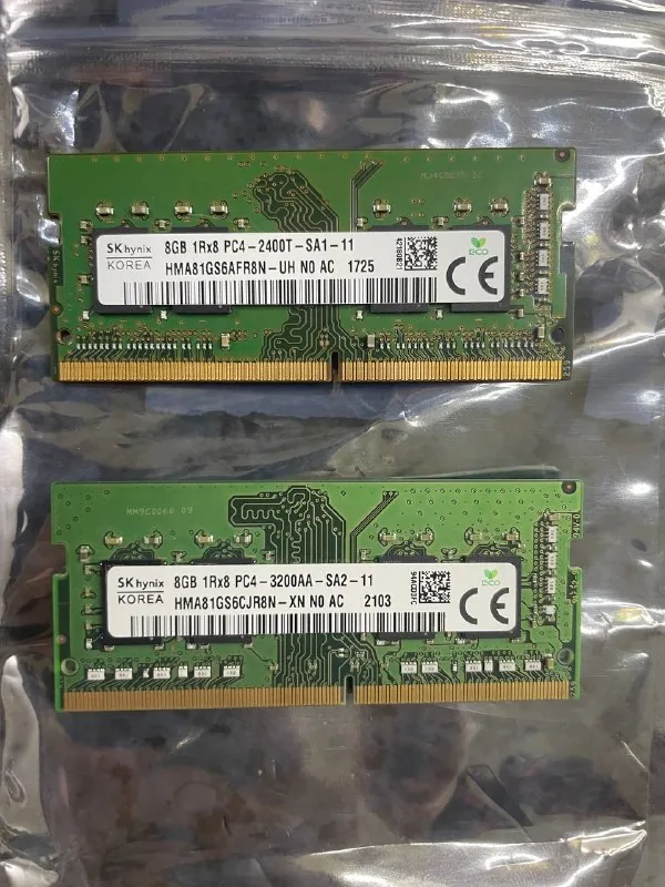 Оперативная память для ноутбука SK hynix и Samsung 1