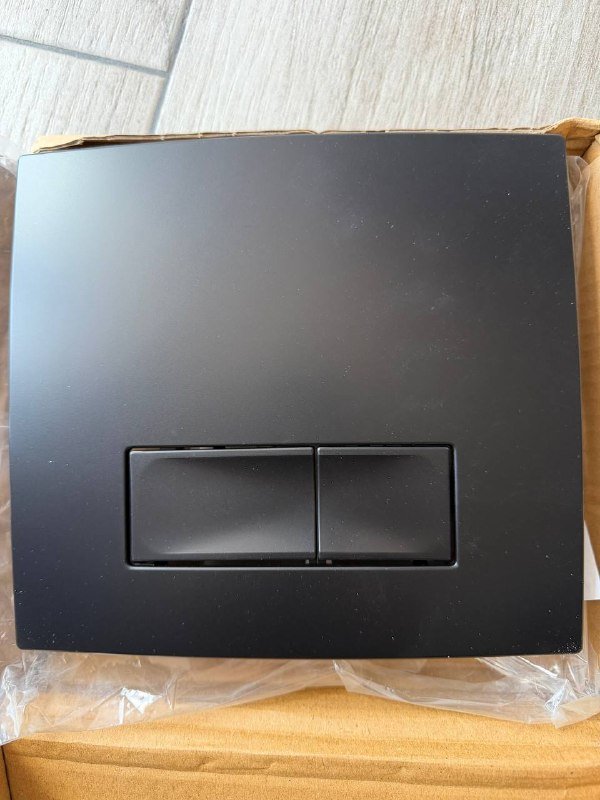 Кнопка для инсталляции черная