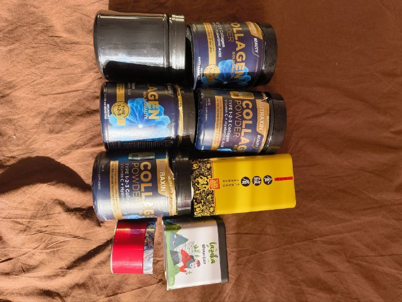 Банки из под коллагена для хранения круп