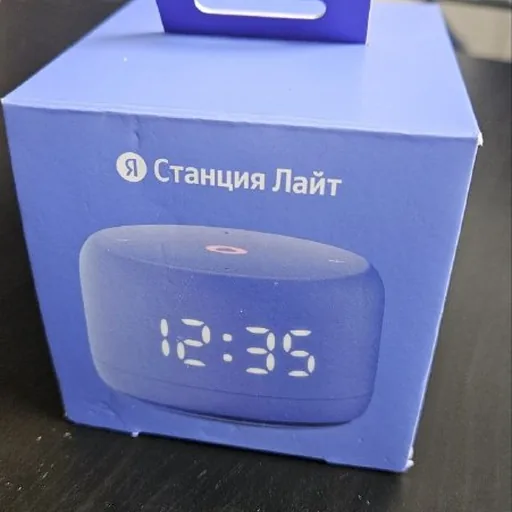 Колонка Станция Лайт 2, розовая и голубая