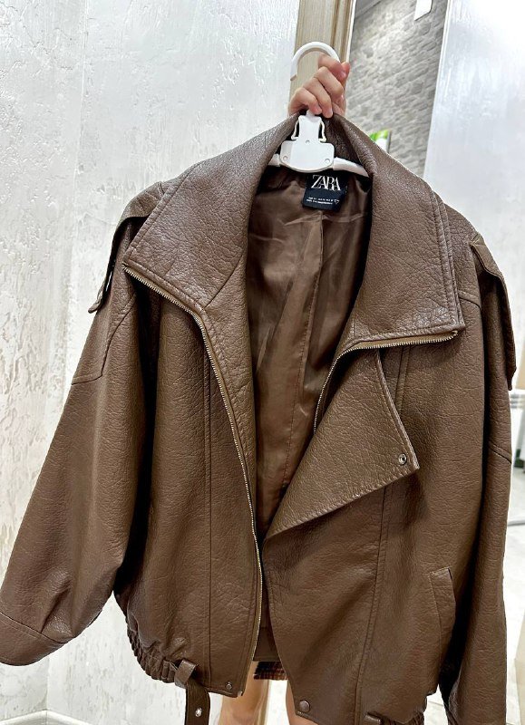 куртка косуха ветровка Zara оверсайз