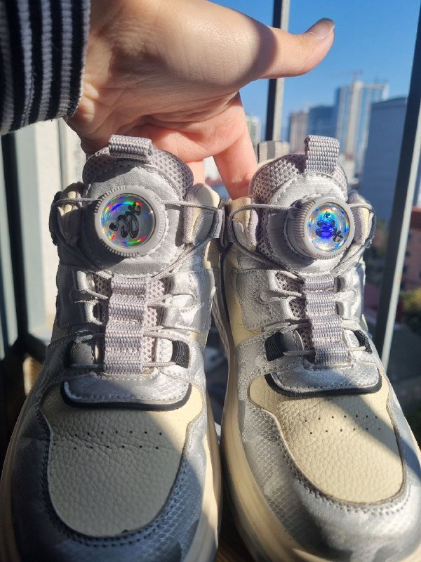 Обувь 31 размер серые и черные 3