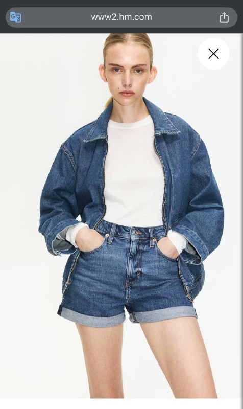 Шорты mom H&M новые с бирками 4