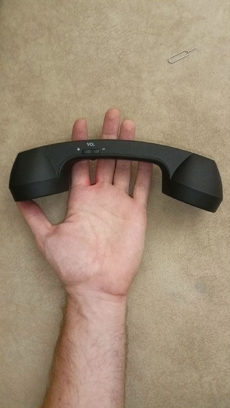 Беспроводная гарнитура телефонная трубка Bluetooth новая 2