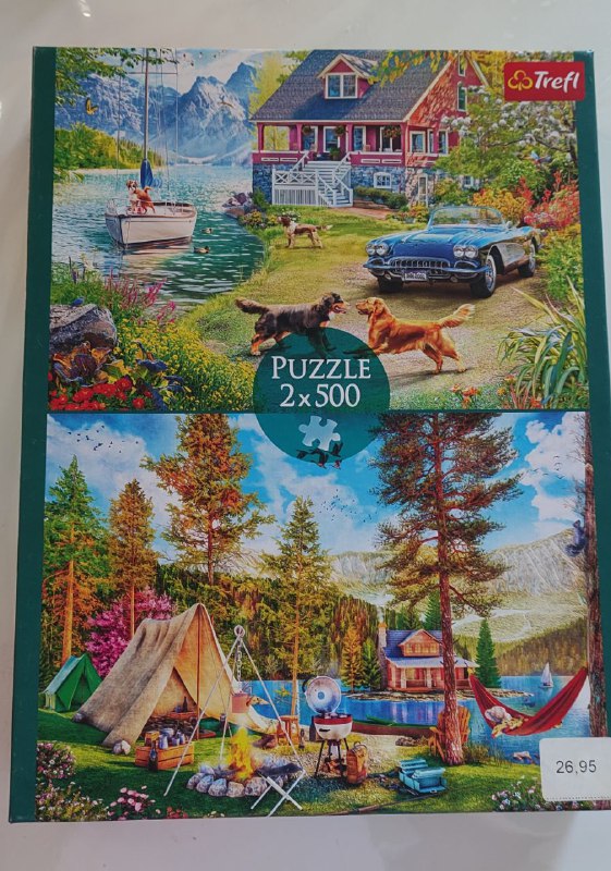 Пазлы 2 картинки 500 деталей