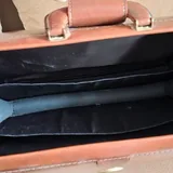 Винтажный кожаный саквояж 3