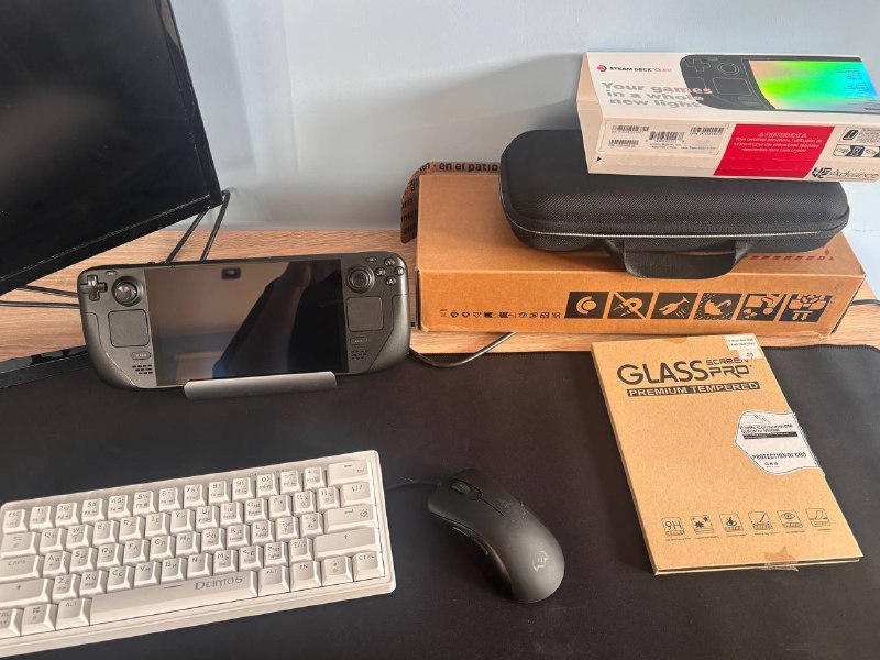 Steam desk oled, Доп станция, Клавиатура, мышка A4 tech 2