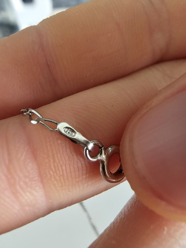 Pendant Fatima's Hand with Chain 925 Silver 4