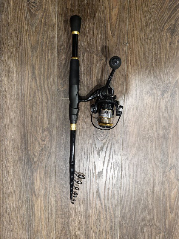 Телескопическая удочка и катушка комплект